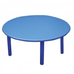 Mesa redonda Azul