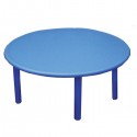 Mesa redonda Azul