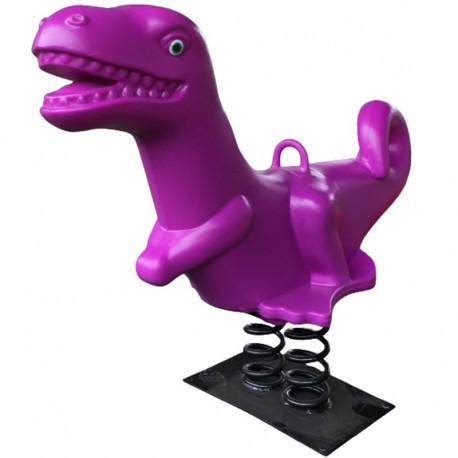 juego resorte doble infantil dinosaurio plastico calidad rotomoldeado