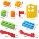 Bloques Construcción Grandes Gigantes 45 Piezas Lego pre escolar jardin kinder plastico seguro