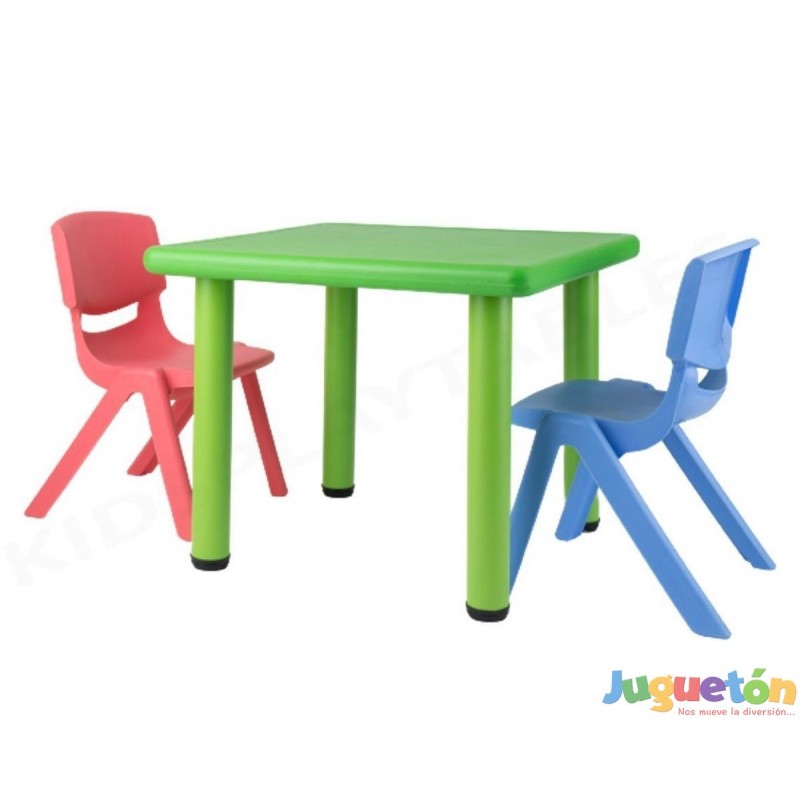 Juego de mesa y silla para niños, mesa preescolar, mesa y sillas para niños  y niñas de 2 a 12 años, altura ajustable con 6 asientos, se puede dibujar