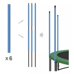 Repuesto x6 espumas de protección para postes de cama elástica