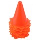 Cono Plástico DRB 48cm Naranja Fluo Dribbling Entrenamiento