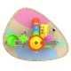 Estación de juego modular pre basica escolar primera infancia primer ciclo castillo raton mouse Tobogán Doble Tubular espiral