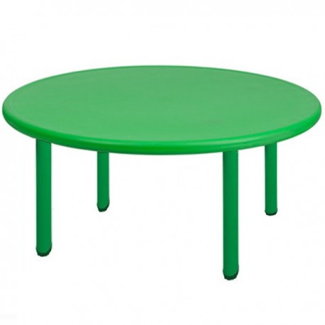 Mesa redonda verde