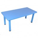 Mesa rectangular azul