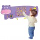 Juego de pared de madera diseño hipopotamo  coordinación ojo-mano