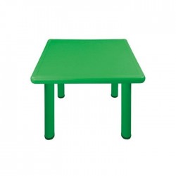 Mesa cuadrada verde