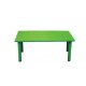 Mesa rectangular verde