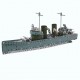Kit Lego Mecano Barco Crucero Militar Construir Metal 514pcs
