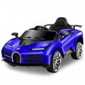 Bugatti Cinquecento Azul  Auto a Batería con Control Parental