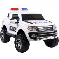 Ford Ranger Camioneta Policial Blanco Auto A Batería Control Remoto Parental