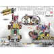 Transformer Auto Robot 3d Mecano Lego Metal Construir 215pcs