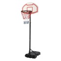 Pedestal Aro de basquetbol basketball con altura ajustable Blanco